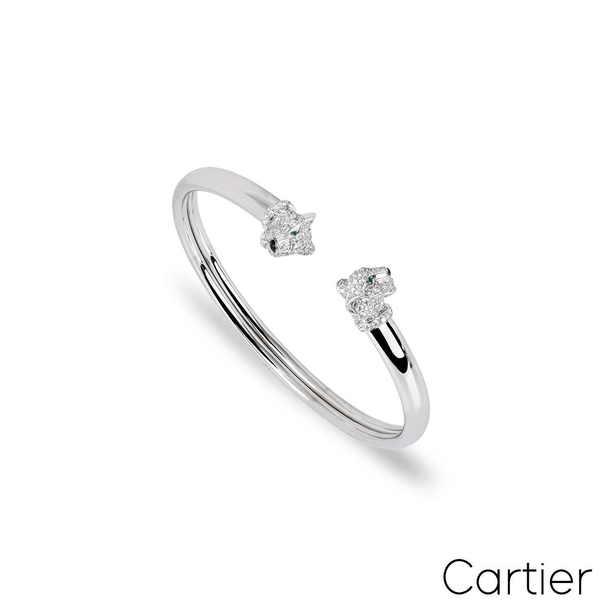 Cartier White Gold Panthère de Cartier Bracelet Size 19 N6706219